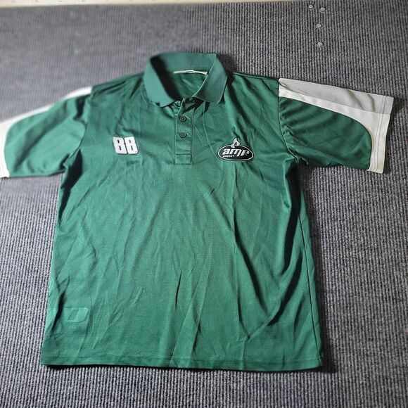 Dale Earnhardt Jr Shirt Mens XL Green Polo NASCAR Winners Circle Racing 88 - Picture 1 of 6